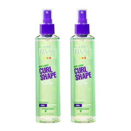 (2 pack) Garnier Fructis Style Curl Shape Defining Spray Gel 8.5 FL (Best Hair Products For Coarse Curly Hair)