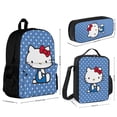 thumbnail image 2 of Hello Kitty 3 Piece Backpack Set With Lunch Box And Pencilcase Casual Bookbag, 2 of 6