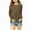 Brown, variant on tarylea Girl Clothes Scoop Neck Solid Color Pullover Long Sleeve Loose Undershirts Fall Trendy Casual Basic Tops