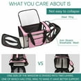 thumbnail image 4 of Basstop Cat Dog Carrier Portable Bag Outing Travel Foldable Pets Shoulder Bag Handbag for Puppy Kitten Air Transport, 4 of 8