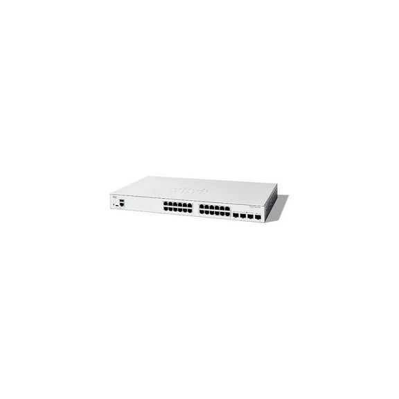 Cisco Catalyst C1300-24T-4G Ethernet Switch, 24 Ports - Manageable - Gigabit Ethernet - 10/100/1000Base-T, 1000Base-X - 3 Layer Supported