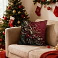 thumbnail image 4 of Christmas Decorative Pillow Covers for Couch 18x18" Christmas Decorative Pillow Cases with Soft Fabric Hidden Zipper Xmas Decorations, 4 of 7
