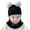 Black_01, variant on YWOAGH Windproof Winter Hats For Kids Thick Knitted Ski With Earflap For Cycling And Outdoor Warmth E_02 One Size
