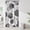 Grey, variant on Modern Small Stall Shower Curtain for Bathroom, Purple Geometric Art Decor Waterproof Bath Curtain, Abstract Fabric Shower Curtain Sets for Home Decor, 36" W x 72" L Inch