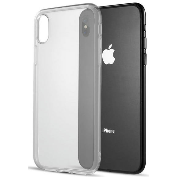 Clear Case for iPhone Xs Max, Transparent Flex Gel TPU Skin Case Slim Cover for Apple iPhone Xs Max (Size 6.5" model) (iPhone 10s Max)