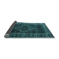 thumbnail image 2 of Ahgly Company Indoor Round Persian Light Blue Bohemian Area Rugs, 7' Round, 2 of 4