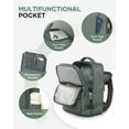 thumbnail image 3 of Lightweight Travel backpacks for Adults, Flight Personal Carry on Backpack for Women Men, Approved Airlines Back Pack Carry-ons Mochilas de Viaje, Waterproof Luggage Laptop Backpack Olive-Green, 3 of 9