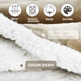 thumbnail image 4 of Catalonia Wearable TV Blanket with Sleeves Arms Warm Micro Plush Sherpa Fleece for Adult Large Wrap Throw Robe 72 x 55”, 4 of 7