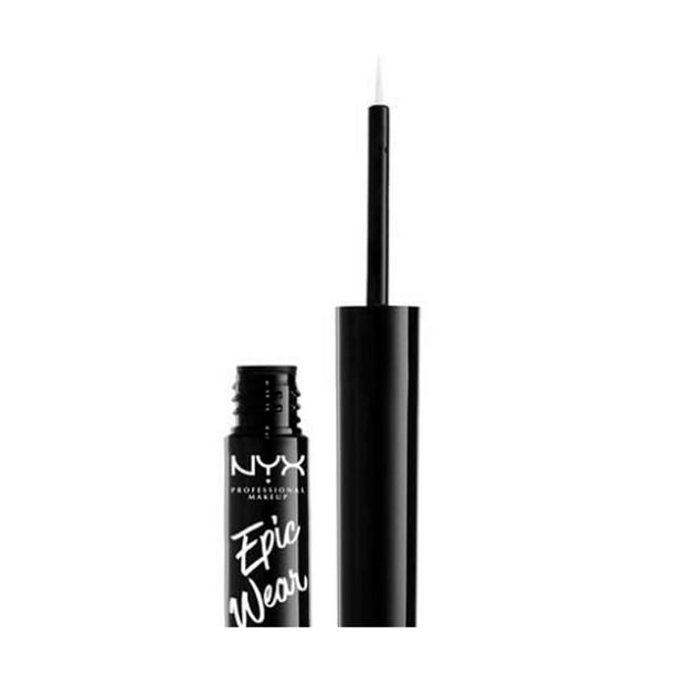 Delineador de ojos Nyx Professional Makeup Epic Wear Metallic silver metal 3.5ml