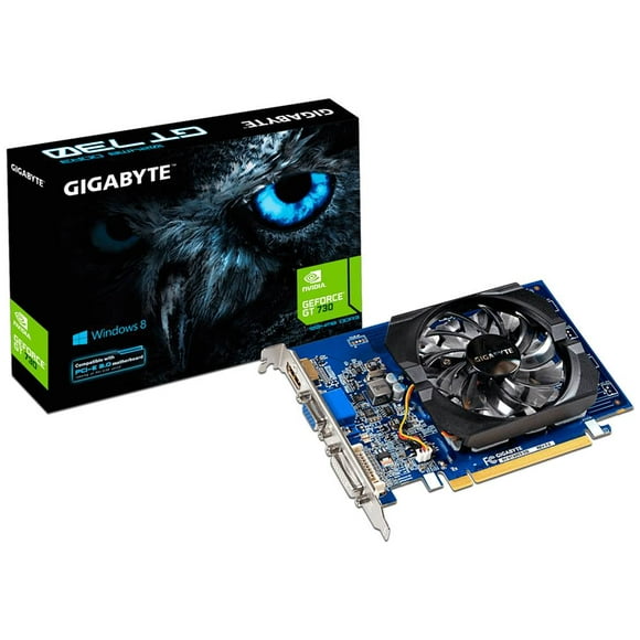 Tarjeta de Video NVIDIA GeForce GT 730 Gigabyte, 2GB GDDR3, 1xHDMI Gigabyte GV-N730D3-2GI REV 3.0