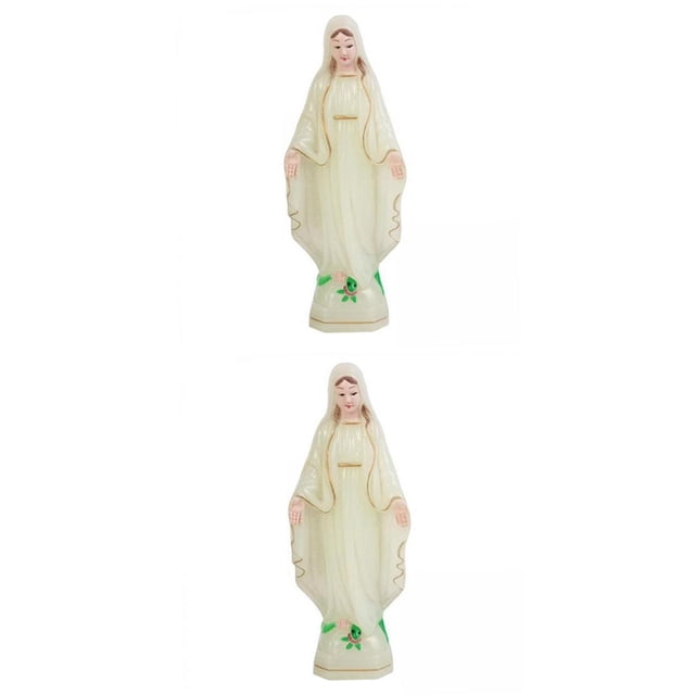 Figura de la Santísima Virgen María Personaje Escultura Estatua Decoración 10cm Bendita 10 cm luminoso