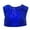 Blue, variant on Kids Cheerleading Top with Sequin Performance Vest – Sleeveless Stretchy Dance for Boys & Girls, Polka Dot Belly Show Outfit for Preschool, Team & Stage Activities