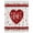 Red, variant on Valentine's Day Waterproof Fabric Shower Curtain,Red Love Heart Roses Romantic Wooden Waterproof Fabric Shower Curtain for Bathroom Curtains Bathtubs Hotel Shower Curtains with 12 Hooks Small 36x72in