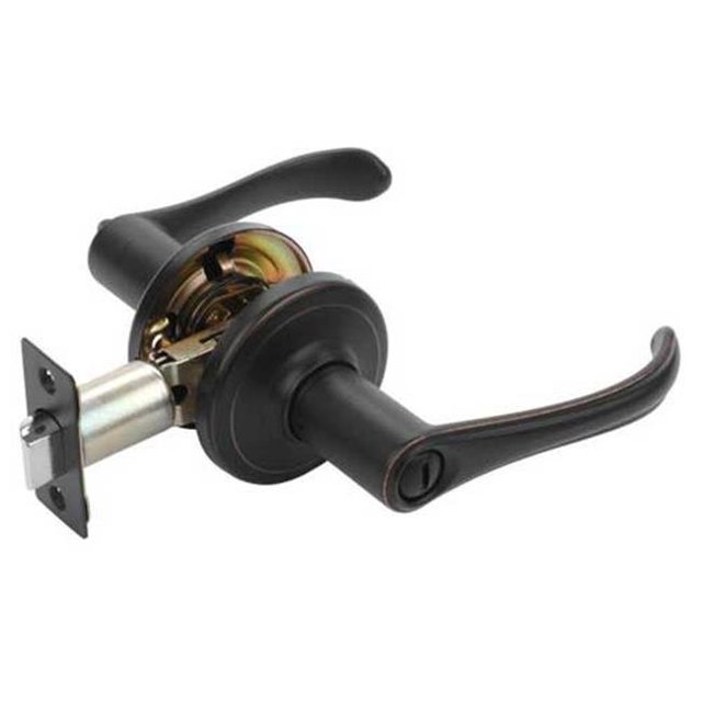 Vail Lever Privacy Set, Aged Oil Rubbed Bronze