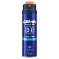 thumbnail image 2 of Gillette FusionPro Sensitive Cooling Shaving Gel for Men, 2-in-1 Shave Gel for Men’s Grooming Protects and Hydrates, With Eucalyptus and Aloe Vera., 2 of 16