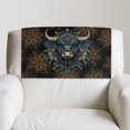 thumbnail image 3 of Xixirimido Ethnic Tribal Hihgland Cow Pattern Headrest Cover for Recliner Chair Leather Sofa Headrest Cover Head Protector Furniture Protector for Recliner Sofa Slipcovers, 1Pcs, 3 of 7