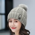 thumbnail image 4 of Baqcunre Clearance! Scarf, Hat, Glove Set, Women And Men Winter Knit Warm Hats Scarf Purposehat Ear Windproof Hat, Scarf for Women, ,, 4 of 7