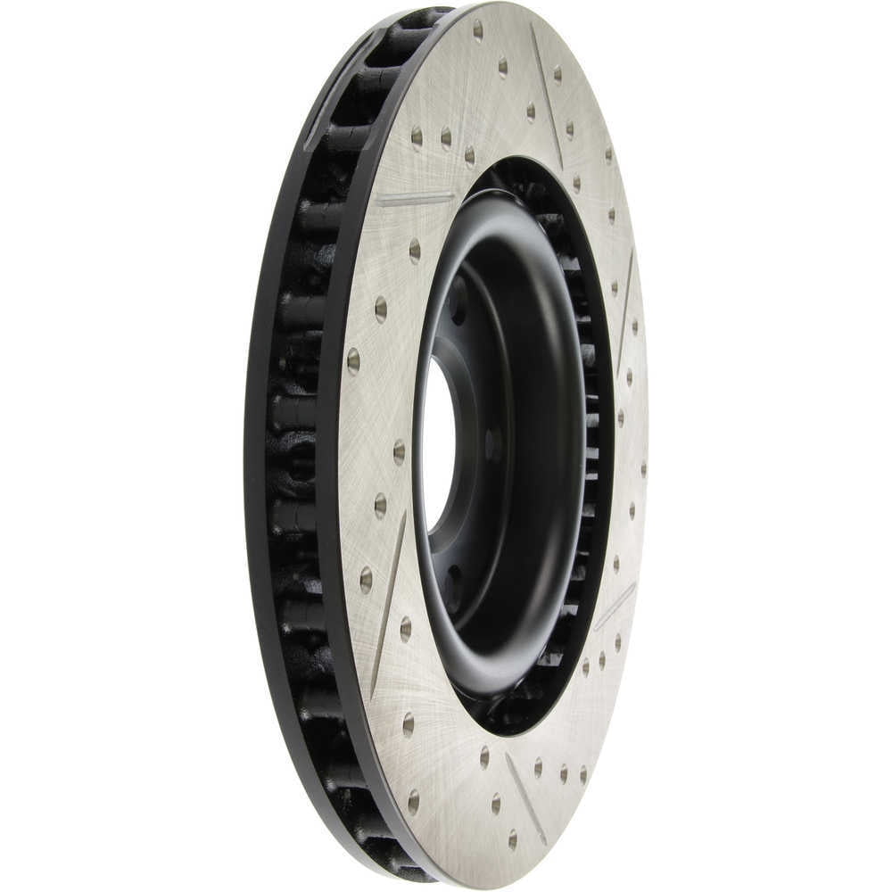 StopTech Power Slot 05-07 Cadillac XLR / 06-09 Chevy Corvette Front Right Drilled & Slotted Rotors Fits select: 2005 ,2006-2008 CHEVROLET CORVETTE