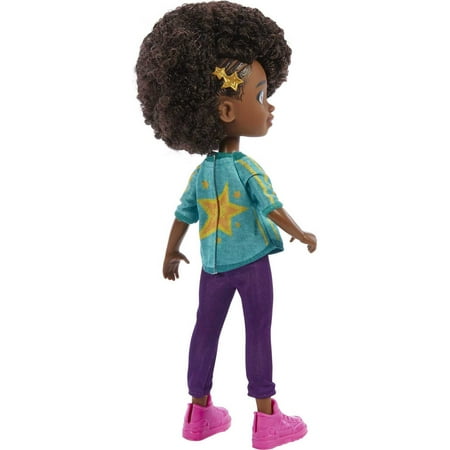 Karma’s World Karma Grant Doll with Brown Hair, Includes Microphone Accessory