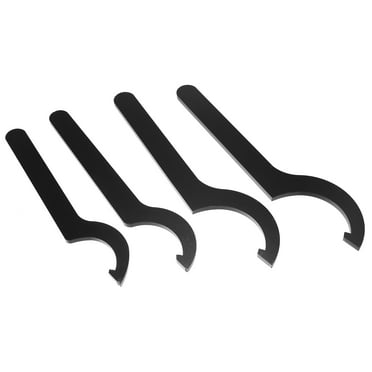 4pcs Steel Car Coil Over Spanner Wrench Adjustment Tool Black Universal