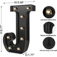 thumbnail image 3 of LED Letter Lights, Alphabet Marquee Letters Sign LED Marquee Number Lights Sign for Night Light, 3 of 5