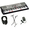 Casio LK230 61 Key Personal Keyboard Premium Package with Headphones, Stand & Power Supply