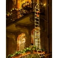thumbnail image 5 of Christmas Decorations LED Ladder Lights with Climbing Santa Claus - Outdoor Christmas Decorative Lights - 3M, Warm White, 5 of 5