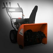 YARD FORCE 26 Dual-Stage Gas Snow Blower, 208cc Briggs & Stratton Engine, Electric Start, Heated Grips, 6 Speeds, 40-ft