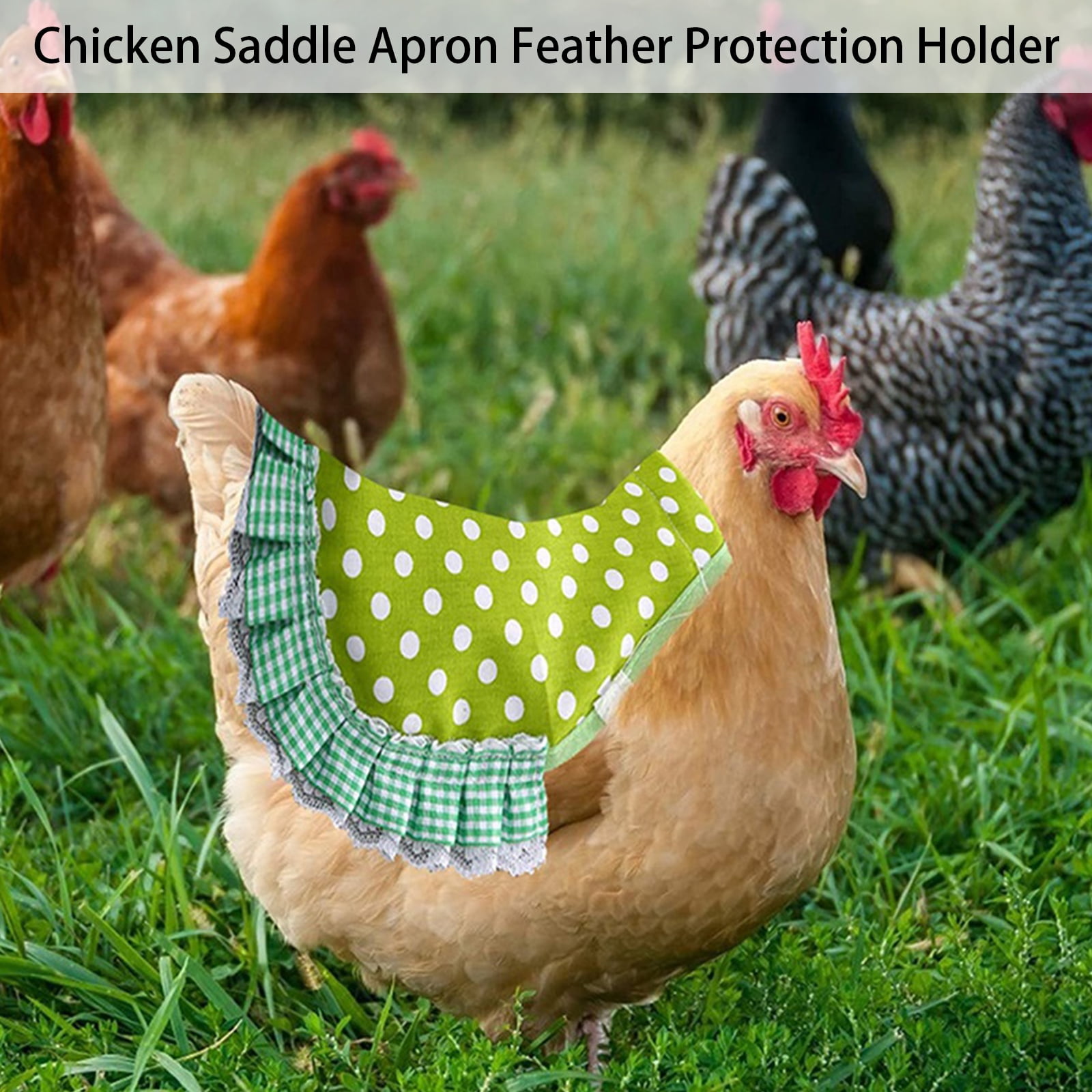 23 X 23cm Chicken Saddle Chicken Jacket Cotton Hen Apron Poultry Brand New