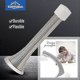 thumbnail image 2 of 12 Pack Spring Door Stopper With Rubber Bumper Satin Nickel 3-1/8" Flexible Spring Heavy Duty Wall Door Stop Low Mounted Door Bumper, 2 of 5