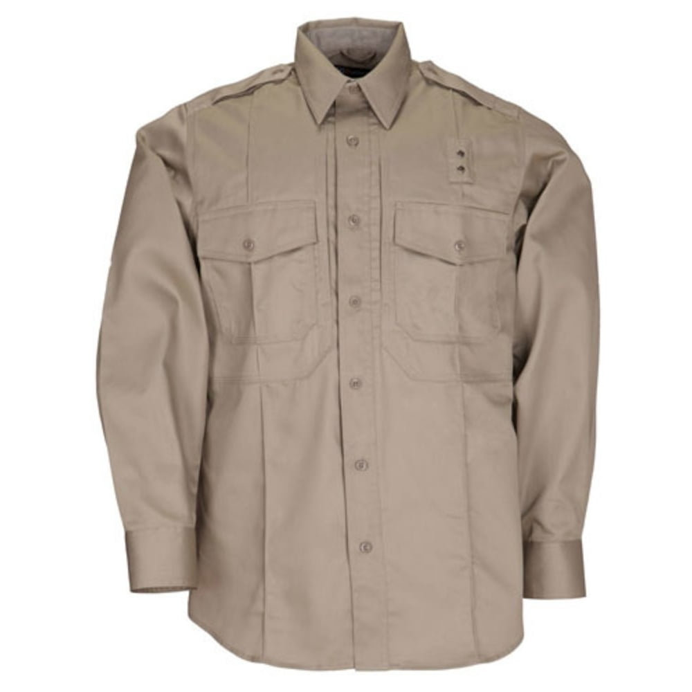 5.11 Tactical - Men Long Sleeve Twill Class B Shirt - Walmart.com ...