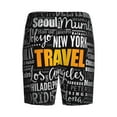 thumbnail image 4 of Rocae Travel for Men's Soft Sleep Pajama Shorts, Waistband and Pockets, 4 of 9