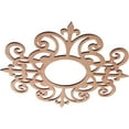 thumbnail image 2 of Ekena Millwork 20"OD x 6 1/2"ID x 3/8"T Dijon Wood Fretwork Pierced Ceiling Medallion, Cherry, 2 of 3