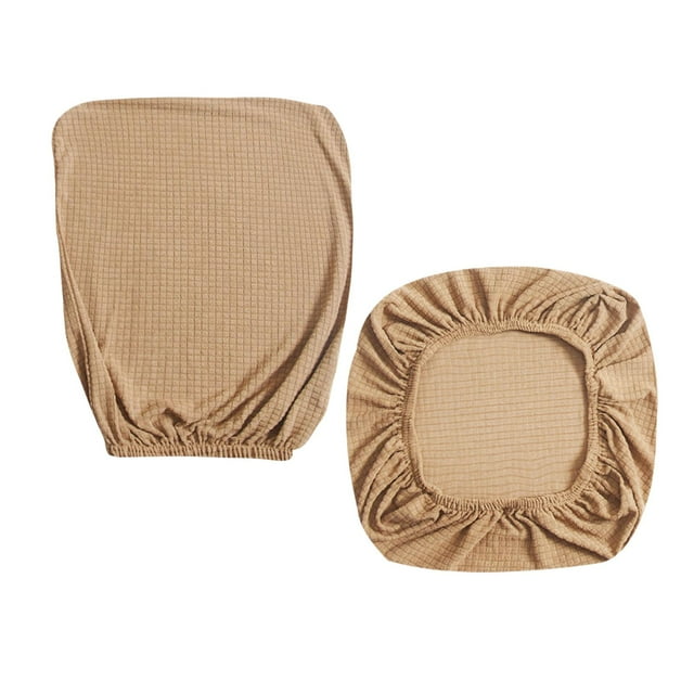 Funda para silla de oficina y ordenador, de poliéster elástico, universal, para oficina y trabajo Kahki