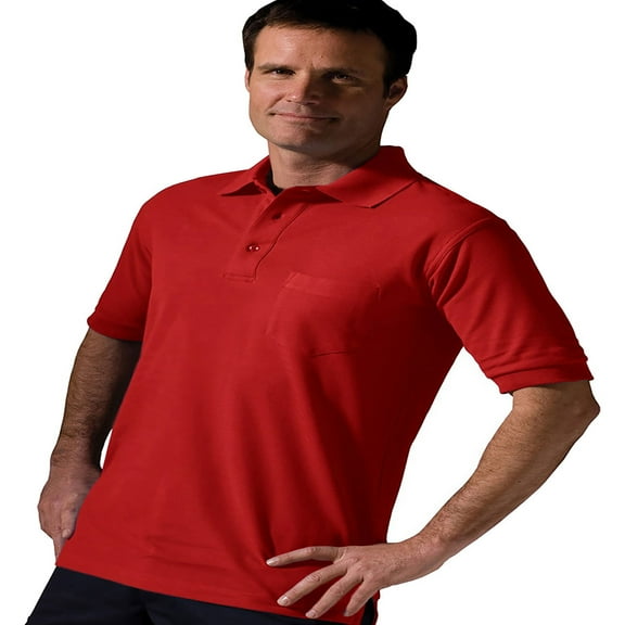 Edwards 1505 Blended Pique Short Sleeve Polo Shirt With Pocket