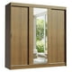 thumbnail image 1 of Ropero Closet Madesa Reno 3 Puertas Corredizas 1 con Espejo - Marrón, 1 of 11