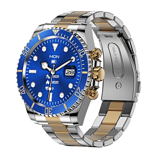 Reloj Btafrte AW12 1.3 Pulgadas con Pantalla Táctil Azul Dorado