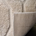 thumbnail image 4 of SAFAVIEH Memphis Watson Geometric Shag Runner Rug, Cream/Taupe, 2' x 8', 4 of 7
