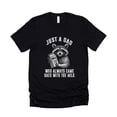 thumbnail image 4 of Always Came Back With The Milk Funny Shirt for Dad Just A Dad Tee for Men Black Shirt Adult Small, 4 of 5