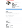 thumbnail image 2 of Thermostat - Compatible with 2007 - 2023 Freightliner M2 106 6.7L 6-Cylinder - Motorad, 2 of 2