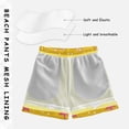 thumbnail image 3 of FORMRS Boys Swim Trunks Quick Dry Mesh Liner Boardshorts Sizes XS-XL, White Stars, 3 of 7