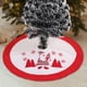 thumbnail image 3 of Falda para árbol de Navidad de 89 cm, adornos vintage para el hogar, tiendas, oficinas y supermercados. Blanco, 3 of 7