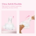 thumbnail image 4 of LittleForBig Silicone Soft Touch Adult Bottle Nipples Replacement Teat Compatible with LittleForBig Bottles - Spiral Texture 3-Pack, 4 of 8
