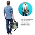 thumbnail image 4 of FORMRS Insulated Cooler Bag 24 Cans Capacity Soft Leakproof Lunch Box with Side Pockets, Night Forest Scene, 4 of 7