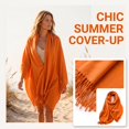 thumbnail image 5 of Lumtrix Tassel Scarf for Women and Men Winter Warm Long Scarves Large Travel Blanket Scarf Wrap M One Size, 5 of 5
