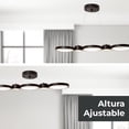 thumbnail image 3 of Lámpara colgante LED 3000K, acabado negro mate, 26W 780 lm, 3 of 5