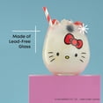 thumbnail image 6 of JoyJolt Sanrio Hello Kitty & Friends Hello Sippy Drinking Glasses, 15 oz Stemless Glass Cups Set of 4 ft Hello Kitty Keroppi My Melody Pompompurin, Cute Glasses for Water, Juice, Kawaii Tumbler, 6 of 7