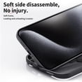 thumbnail image 7 of for iPhone 16 Pro Frosted Clear Case with Magnetic Stand, [Compatible with MagSafe] [Invisible Ring Holder] Soft TPU Frame Shockproof Protection Cover for iPhone 16 Pro Phone Case, Clear, 7 of 7