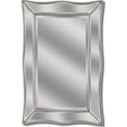 thumbnail image 1 of 24 x 36 in. Scallopped Metro Beaded Mirror - Silver, 1 of 1