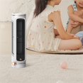 thumbnail image 3 of HLONK Tower Fan Portable Fan Quiet Tower Fan  Portable Automatic Remote Head Conditioner  Energy Saving & High Efficiency USB Personal Conditioner White, 3 of 9